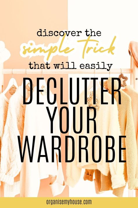 Looking to streamline your clothes and declutter your wardrobe? Discover this simple yet effective trick to sort out what you wear. You'll be amazed at how much space you can save and how quickly you can create a more organized and stylish closet. Say goodbye to decision fatigue and hello to a wardrobe you love. Start minimizing your wardrobe today with this easy-to-follow guide. Minimize Wardrobe, Stylish Closet, Decision Fatigue, More Organized, Clothes Organization, Simple Tricks, Fashion Help, Understanding Yourself, Declutter