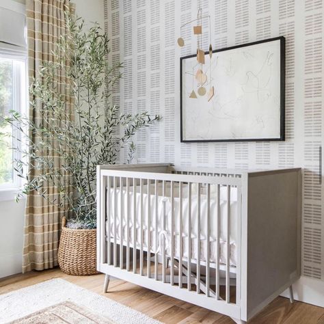 Vivir Design (@vivirdesign) • Instagram photos and videos Gender Neutral Nursery Design, Nursery Design Neutral, Scandinavian Nursery Decor, Lindye Galloway, Cottage Nursery, Grey Crib, Scandinavian Nursery, Nursery Room Design, Nursery Room Inspiration