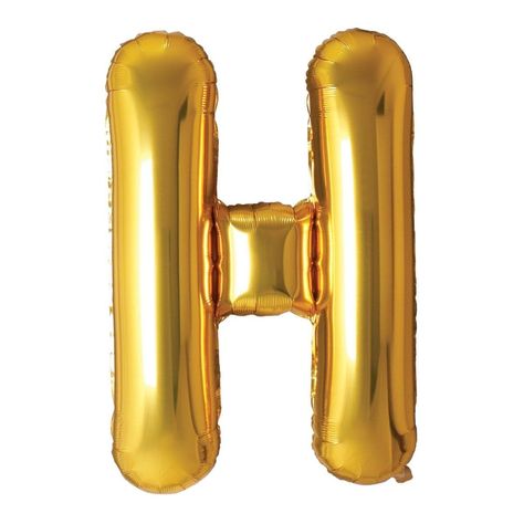 Buy Balloons Gold Letter H Foil Balloon, 34 Inches sold at Party Expert Party Expert, Background Images For Quotes, Letter H, Gold Letter, Gold Balloons, Letter Balloons, Halloween Items, Helium Balloons, Halloween Accessories