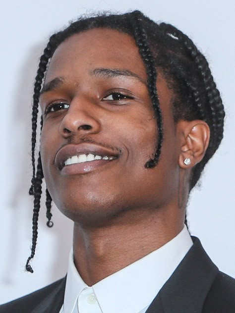 Asap Rocky Smile, Asap Rock, Rocky Pictures, Asap Rocky Fashion, Lord Pretty Flacko, Christian Tattoo, Pretty Flacko, Hairstyles Tutorial, A$ap Rocky