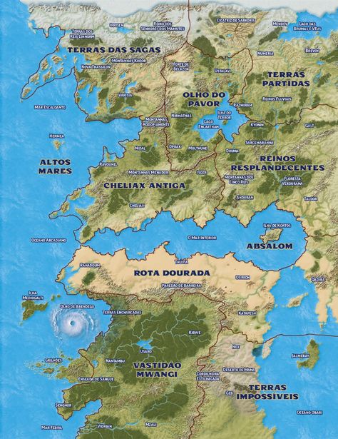 Dnd World Maps, New World Map, Pathfinder Maps, Fantasy Map Making, Middle Earth Map, Rpg World, Dnd World Map, Map Making, Imaginary Maps