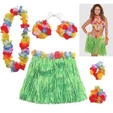 Hawaiian Luau Costumes & Party Outfits | Party City Luau Costume, Luau Outfits, Luau Party Supplies, Oktoberfest Halloween, Hula Skirt, Grass Skirt, Luau Theme Party, Colorful Fabric, Halloween Costume Shop