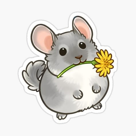 pawlove Shop | Redbubble Chinchilla Cute Drawing, Chinchilla Drawing, Note Drawing, Chinchilla Cute, Diy Shrink Plastic, Watercolor Art Ideas, Cute Dragon Drawing, Cute School Stationary, Chinchillas