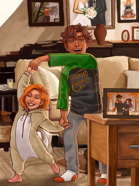 James Sirius Potter, Harry Potter Next Generation, Harry And Ginny, Harry Potter Kids, Images Harry Potter, Harry Potter Artwork, Harry Potter Comics, Harry Potter Drawings, Harry Potter Headcannons