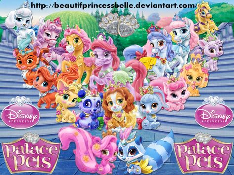 Disney Princesses - Royal Palace Pets by BeautifPrincessBelle.deviantart.com on @deviantART Palace Pets Birthday, Disney Palace Pets, Princess Pets, Disney Princess Pets, Disney Princess Palace Pets, Princess Palace Pets, Princess Palace, Palace Pets, Disney Princesses And Princes