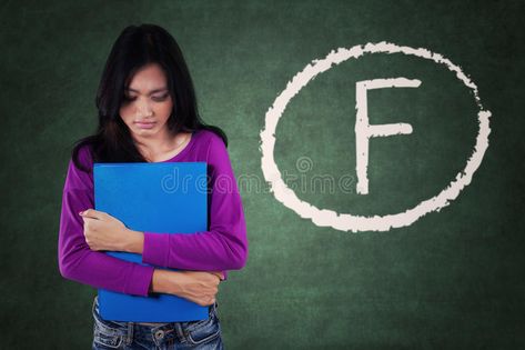 Failed student get bad score. Female student standing in the classroom and looks #Sponsored , #Sponsored, #Ad, #student, #standing, #classroom, #bad Photo Fails, Woman Standing, In The Classroom, The Classroom, Fails, Stock Images, Stock Photos, Quick Saves