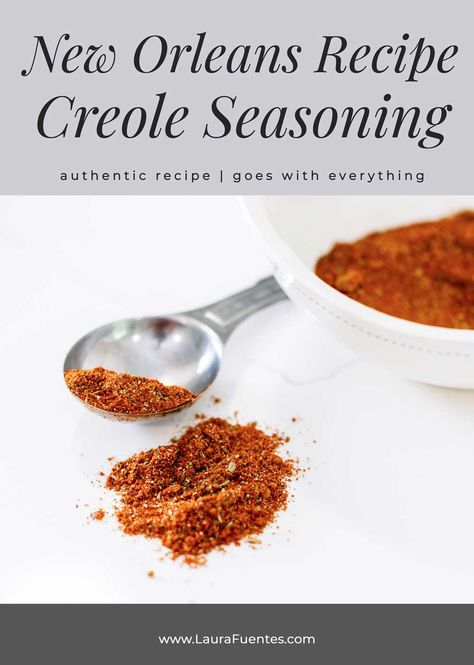 New Orleans Seasoning, Homemade Creole Seasoning, Diy Creole Seasoning, Creole Food New Orleans, Creole Seasoning Recipe, House Seasoning Recipe, Cajun Culture, Creole Spice, Homemade Dry Mixes