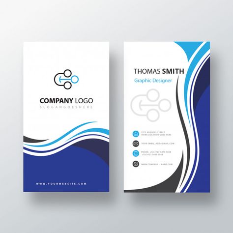 Blue swirl vertical visit card Free Psd | Free Psd #Freepik #freepsd #business #abstract #card #template Employee Id Card, Roller Banner, Visit Card, Vertical Business Cards, Herbal Teas Recipes, Business Cards Creative Templates, Package Ideas, Digital Business Card, Blue Swirl