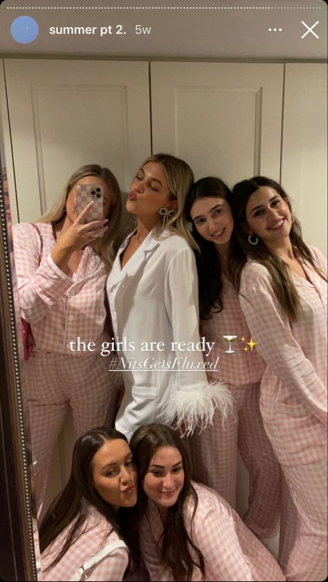 Bachelorette Instagram Story, Pj Party, Bride Shower, Bachelorette Party Planning, Pre Wedding Party, Pink Birthday Party, Bridal Bachelorette Party, Bachelorette Party Bride, Sleepover Party