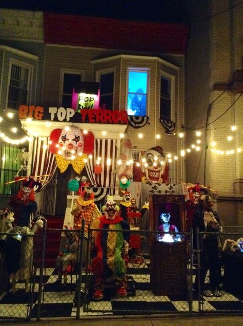 Tivoli Halloween, Halloween Carnival Theme, Halloween Carnevil, Scary Carnival, Carnaval Ideas, Clown Theme, Scary Circus, Haunted Circus, Halloween Party Scary