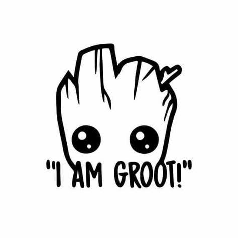 Guardians Of The Galaxy Svg, Groot Svg, Groot Tattoo, Idee Cricut, Cricut Explore Projects, Projets Cricut, I Am Groot, Cricut Svgs, Decal Ideas