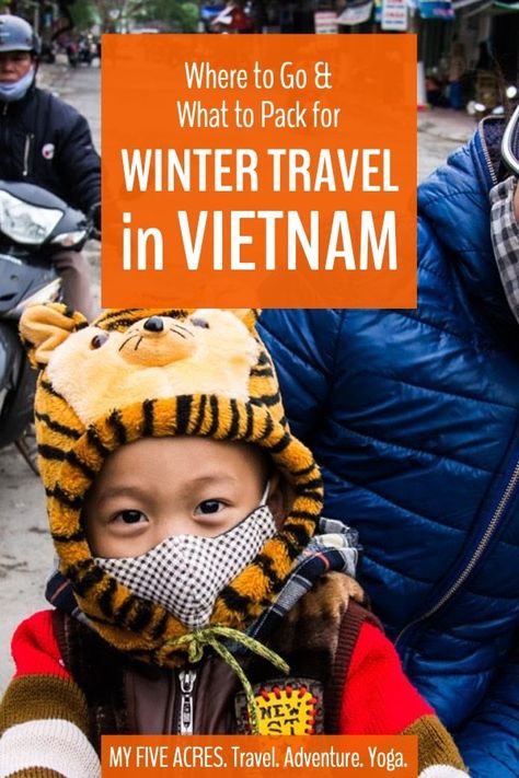 What’s it like to travel in winter in Vietnam? We share where to go and what to pack for a perfect trip. Vietnam Winter Outfit, Vietnam Outfit Travel, Vietnam Outfit, Travel In Winter, Renee Roaming, January Outfits, Trip To Vietnam, Vietnam Destinations, December Outfits