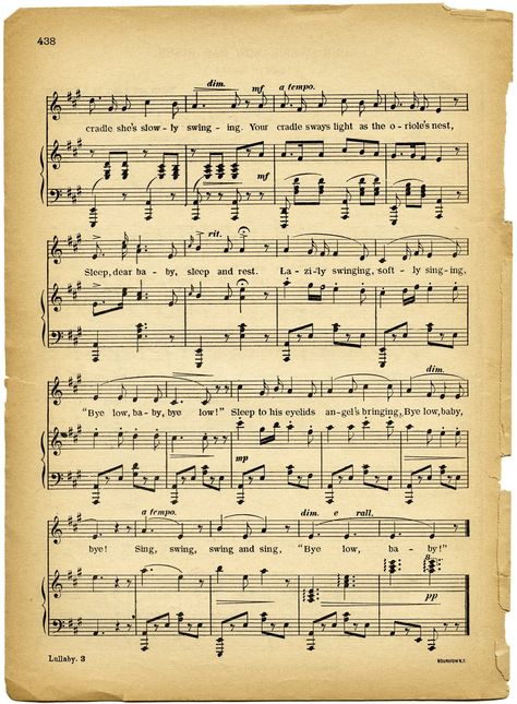 Vintage Printouts, Free Printable Sheet Music, Music Printables, Sheet Music Vintage, Vintage Paper Printable, Penanda Buku, Not Musik, طابع بريدي, Christmas Sheet Music