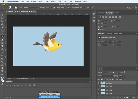 How to Make an Animated GIF in Photoshop - 42West, Adorama Photoshop Animation Tutorial, Animation In Photoshop, Do Gif, Gif File, Frame By Frame Animation, How To Make Animations, Food Poster Design, Animation Tutorial, Create Animation