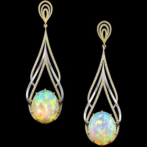 Couture Jewelry Portfolio - Laguna Beach Jewelry Designer Adam Neeley's Finest Harvest Festivals, Ethiopian Opal Earrings, Rings Opal, Bracelets Design, Sunny Weather, Late Fall, Opal Bracelet, Couture Jewelry, October Birthstone