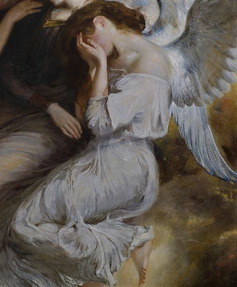 Eugène Delacroix, Rennaissance Art, Gallery Wall Prints, Old Paintings, Drawing Board, Romantic Art, Ethereal Art, Classical Art, An Angel