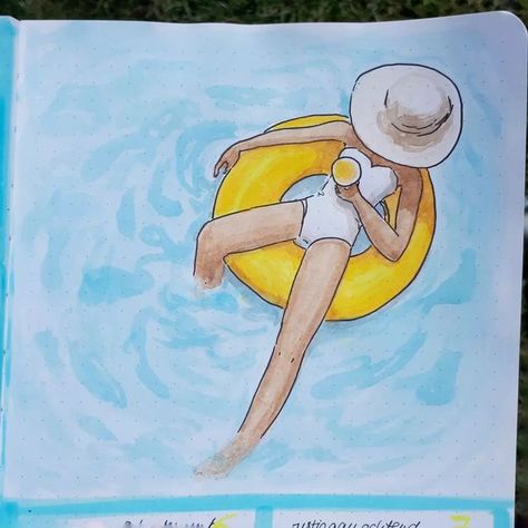 Summer Drawings Aesthetic, Summer Bujo, August Drawing, August Themes, Drawing Summer, Summer Drawings, Procreate Drawing, Reference Pics, Preppy Shoes