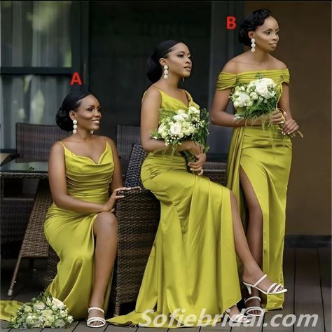 Cheap Long Bridesmaid Dresses, Yellow Mermaid, Mermaid Long Bridesmaid Dresses, Cheap Bridesmaid Dresses Online, Womens Bridesmaid Dresses, Mermaid Bridesmaid, Green Mermaid, Mermaid Bridesmaid Dresses, Easy Sides