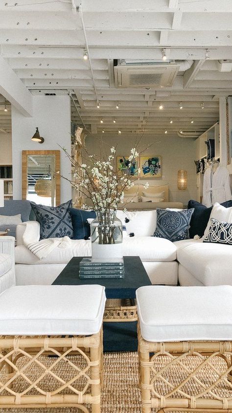 Serena And Lily Living Room, Hamptons Living Room, Design Notebook, Florida Condos, Condo Interior, Cape House, Condo Decorating, Coastal Living Rooms, Florida Living