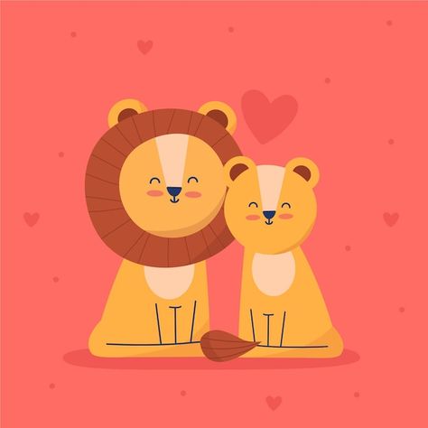 Free vector cute valentines day animal c... | Free Vector #Freepik #freevector #love-valentines #happy-valentines #love #valentines-day Animal Couple, Cute Valentines Day, Cute Valentines, Psd Icon, Happy Valentines, Love Valentines, Vector Photo, Animal Drawings, Graphic Resources