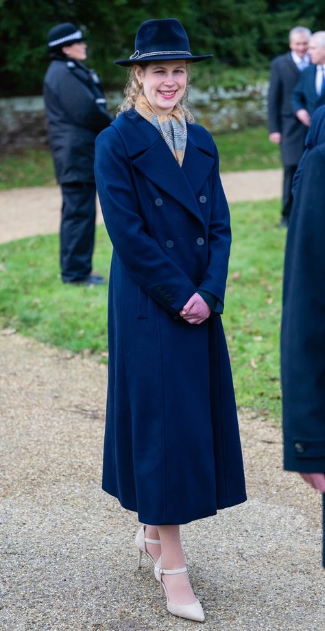 Lady Louise Attends Christmas Day Service 2023 — Royal Portraits Gallery Louise Mountbatten, Louise Windsor, St Mary Magdalene, Duchess Of Edinburgh, 25 December, English Royal Family, Royal Portraits, Lady Louise Windsor, English Royalty