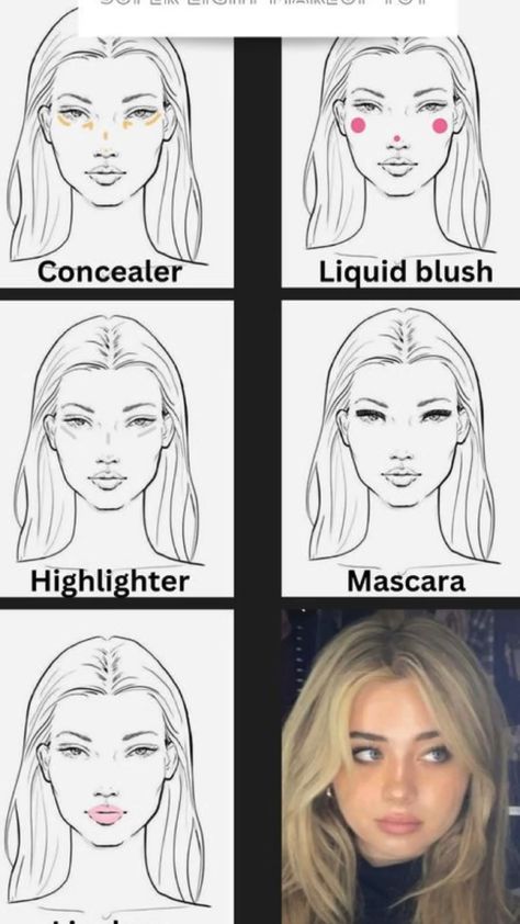 How To Get Better At Makeup, How To Do Cute Makeup, Easy Make Up, Makeup Routine Guide, Concealer Tips, Arabic Eye Makeup, Asian Makeup Tutorials, Makeup Charts, Korean Makeup Tips