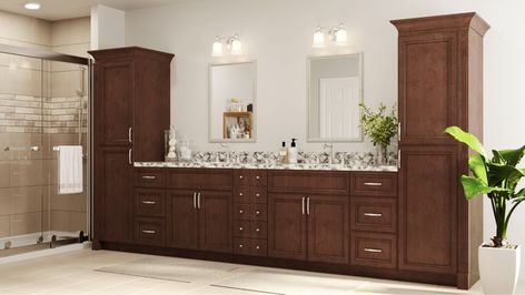 When it comes to kitchen cabinet hardware, there are many different options to choose from. So how do you know which option is the best for your needs? Let’s explore some of the most popular cabinet hardware options and how to choose the right choice for your home. Keep reading our blog to learn more! #cabinethardware #dreamhome #dreambathroom #bathroomcabinets #cabinetryhardware #interiordesign #homerenovation #kitchencabinetry #cabinetry #hardware Brown Bathroom Cabinet, Choosing Cabinet Hardware, Saddle Cabinet, Most Popular Kitchen Cabinet, Vanity Products, Plywood Bathroom, Design Kitchen Cabinets, Cabinet Samples, 3d Kitchen Design