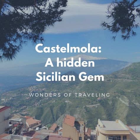 Castelmola Sicily, Sicily Taormina, Visit Sicily, Walking Path, Mount Etna, Sicily Italy, Amazing Views, The Hill, Public Transport