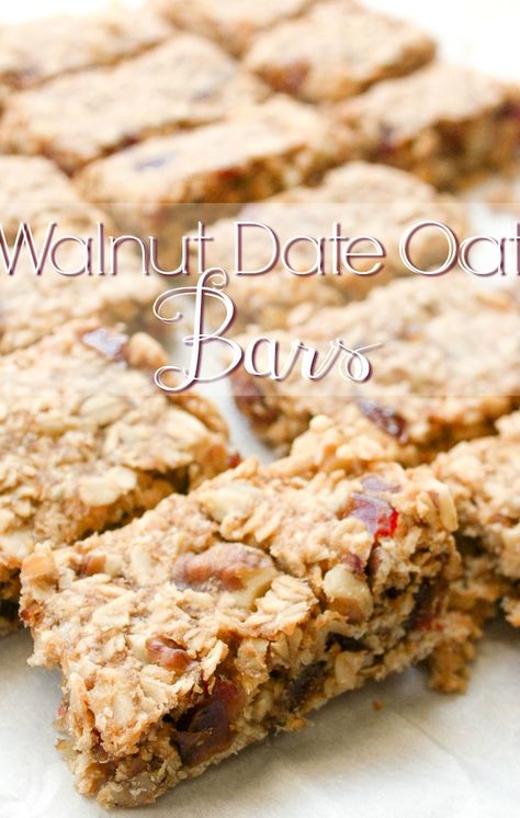 Date Nut Bars Oats Everyday, Breakfast Bar Recipe, Recipes Pudding, Date Nut Bars, Breakfast Bars Healthy, Breakfast Bars Recipe, Healthy Snack Bars, Cheese Brownies, Nut Bars