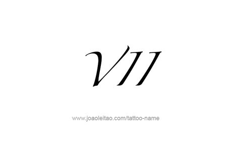 Tattoo Design Roman Numeral VII (7) Seven Roman Numeral Tattoo, Number 7 Roman Numeral Tattoo, Roman Numeral 13 Tattoo Fonts, Roman Numeral 7 Tattoo Fonts, 7 In Roman Numerals Tattoo, Number 4 Roman Numeral Tattoo, 7 Roman Numeral Tattoo, Roman Numeral 7 Tattoo, Vii Tattoo