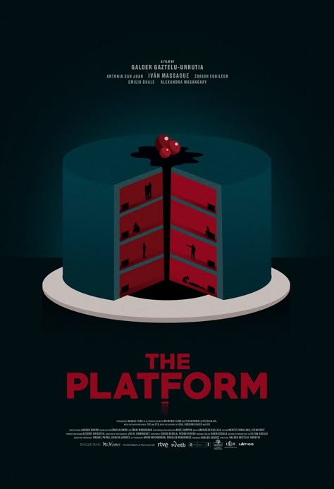 The Platform (2020) [1200 x 1754] The Platform Movie, Platform Movie, Horror Book Covers, Film Posters Art, Film Poster Design, Minimalist Movie Poster, Movie Posters Design, Theatre Poster, Thriller Movies