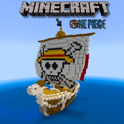 Going merry one piece no minecraft Minecraft One Piece, Going Merry One Piece, Going Merry, Minecraft Banner Designs, Minecraft Banners, Minecraft Anime, Minecraft Building, Minecraft Designs, Ancient Cities