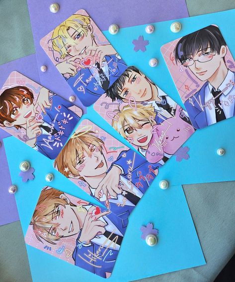 OHSHC Photocards Glossy coating  3.3" x 2.16" in size Ouran High School Host Club Desktop Wallpaper, Ohshc Manga, Ouran Academy, Ouran High School Host Club Funny, Shoujo Anime, Ouran Highschool, Ouran Host Club, Really Cool Drawings, Ouran High School Host Club