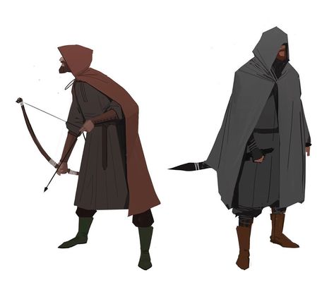 Stuart Ellis on Instagram: “Woodsmen #fantasy #art #characterdesign . . . #character #costume #costumedesign #hunter #woodsman #forester #woods #woodsmen #bow #arrow…” Woodsman Character Design, Hunter Character Design, Hunter Character, Night Mood, Arrow Art, Character Costume, Bow Arrow, Fantasy Rpg, Middle Earth