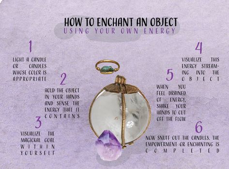 How To Enchant An Object Magickally – Wicca Now – Everything You Need To Know About Witchcraft Enchant An Object, Witch Tips, Wiccan Magic, Grimoire Book, Witchy Tips, Witch Spirituality, Love Spell Caster, Wiccan Spell Book, Eclectic Witch