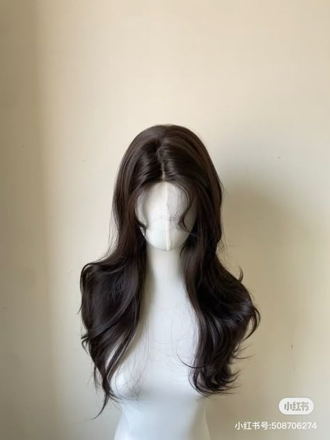 Academia Hair, Hair Stages, Pretty Hair Cuts, Hair Dark Brown, Red Hair Inspo, Hair Inspiration Long, Hair Dark, Hair Idea, Kawaii Hairstyles