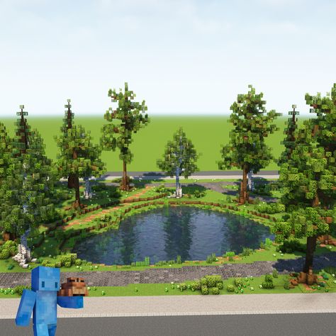 This park fits perfectly in a busy city for people to chill a bit. I really liked building this kind of nature, should I do this more in the future?

  > Let me know what you think!
  > Shaders : Complementary

#minecraft #minecraftbuilds #minecraftbuildings #buildings Minecraft Park, Minecraft Plants, Park Fits, Minecraft Garden, Minecraft Shaders, Minecraft House Plans, Minecraft Medieval, Minecraft Furniture, Minecraft City