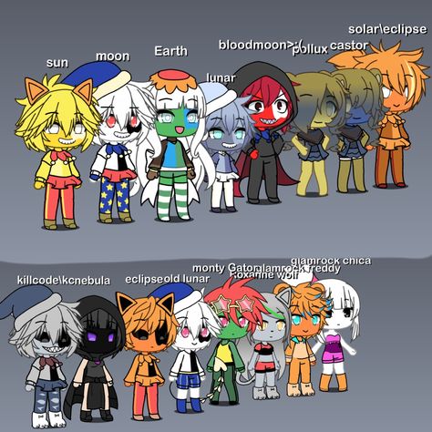 Pollux And Castor, Castor And Pollux, Security Breach, Fnaf Drawings, Gacha Club, Gacha Life, How Can, I Can, Drawings