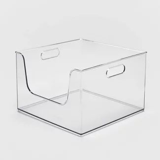 Bathroom Storage Closet Organization, Clear Cube Storage Bins, Brightroom Organizers Target, Closet Office Organization, Closet Organization Bins, Closet Storage Systems, Hidden Lake, Decorative Storage Bins, Organization Closet