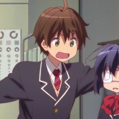 anime: love, chunibyo & other delusions! Rikka X Yuuta Cute Couples, Love Chunibyo, Rikka And Yuuta, Best Friends Cartoon, Friend Cartoon, Best Anime Couples, Cute Anime Profile Pictures, Cute Profile Pictures, Anime Best Friends