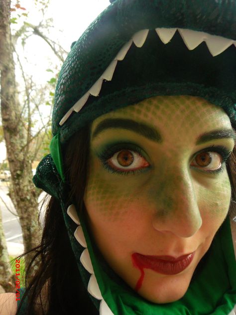 Dinosaur Makeup, Dinosaur Costume, Not Perfect, Scales, Google Search, Halloween, Makeup, Make Up