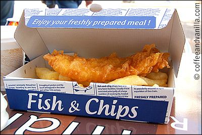 Traditional Fish & Chips at Makara in Worthing Fish And Chips Restaurant, Chips Packaging, Traditional Fish And Chips, Coffee And Vanilla, Great British Food, Chip Packaging, Waffle Bar, Coffee Vanilla, Fish And Chip Shop