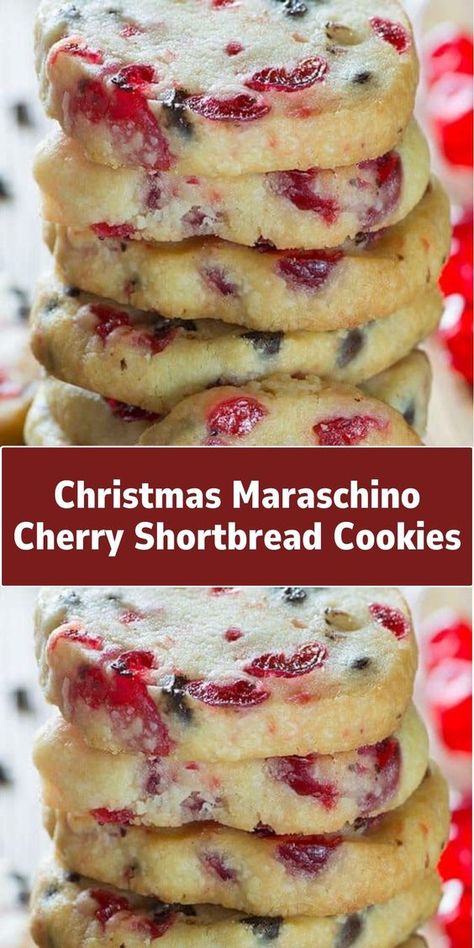 Celebrate the festive season with these delightful Maraschino Cherry Shortbread Cookies. Their buttery texture and cheerful red cherries make them a perfect holiday treat. Maraschino Cherry Shortbread Cookies, Cherry Shortbread Cookies, Cherry Shortbread, Best Christmas Desserts, Cherry Cookies, Maraschino Cherries, Shortbread Cookie Recipe, Shortbread Cookie, C Is For Cookie