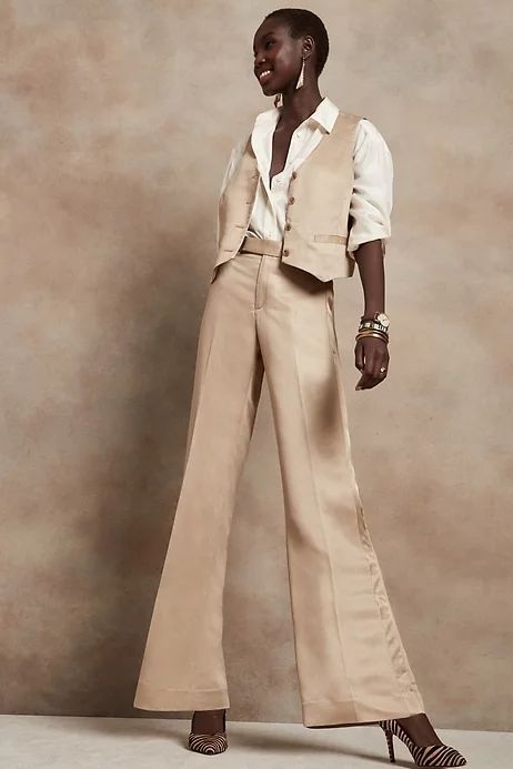 Wedding Guest Pants, Linen Pants Suit, Pant Suits For Women, Blind Hem, Tuxedo Pants, Pantsuits For Women, Wedding Guest Outfit Summer, Vest Outfits, Research Report