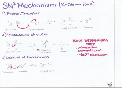 Organic Chemistry Mechanisms, Chemistry Tips, Chem Notes, Organic Chemistry Notes, Organic Chem, Organic Chemistry Study, Chemistry Study Guide, Chemistry Basics, Mcat Study