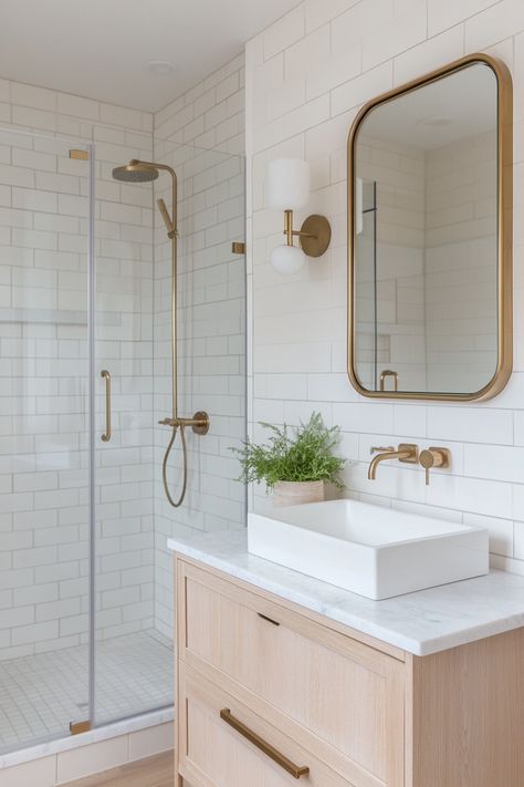 Bathrooms With Brushed Gold Fixtures, Bathroom Gold Fixtures, Brushed Gold Bathroom Fixtures, Brushed Brass Bathroom Fixtures, Brass Shower Fixtures, Gold Bathroom Fixtures, Brass Bathroom Fixtures, Brushed Brass Bathroom, Brushed Gold Bathroom