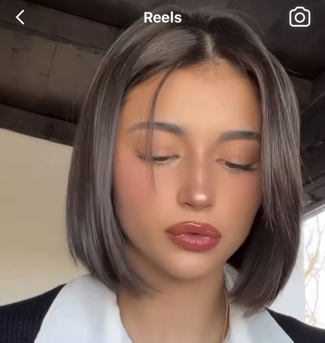 Cute Short Hair With Side Bangs, Short Hair On Straight Hair, Heart Face Haircuts Short, Straight Shirt Hair, Straight Cut Short Hair, Shirt Straight Hair, Straight Hair Cuts Short, Short Hairstyle Women Straight Hair, Straight Short Haircut