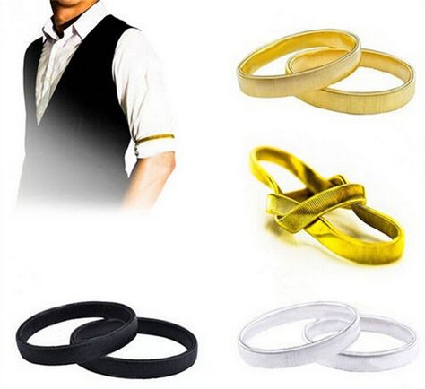 product image Braces Bands, Bartender Shirts, Sleeve Holders, Spring Bracelet, Titanium Bracelet, Ball Bracelet, Bangles Style, Elastic Bracelet, Band Shirts