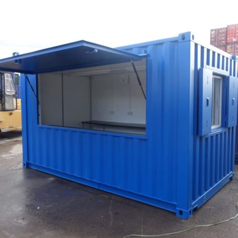 Reka Bentuk Bilik Tidur, Container Coffee Shop, Container Restaurant, Shipping Containers For Sale, Container Cafe, Small Coffee Shop, Container Conversions, Container Office, Cafe Shop Design