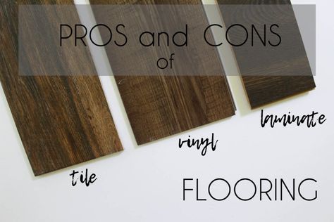 Pros and Cons of Laminate, Vinyl, and Tile Flooring - Within the Grove How To Pick Flooring For Your Home, Wood Floor In Bathroom, Removing Laminate Flooring, White Oak Laminate Flooring, Wide Plank Laminate Flooring, Flooring In Kitchen, Black Laminate Flooring, Brown Laminate Flooring, Mopping Laminate Floors